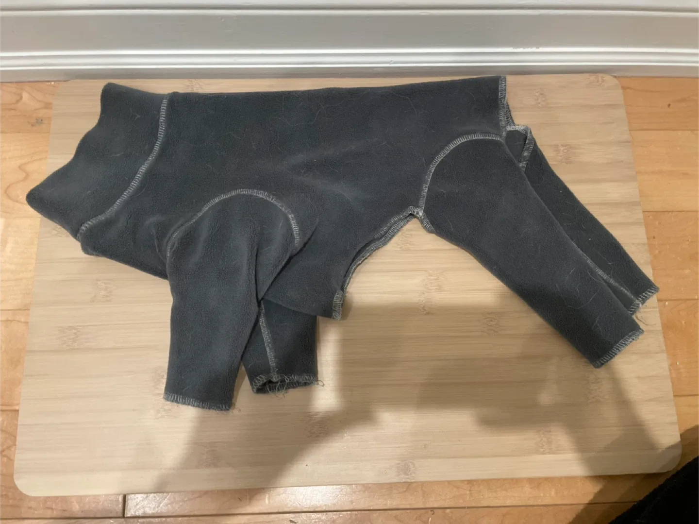 Dog Fleece Pajamas - Size Small