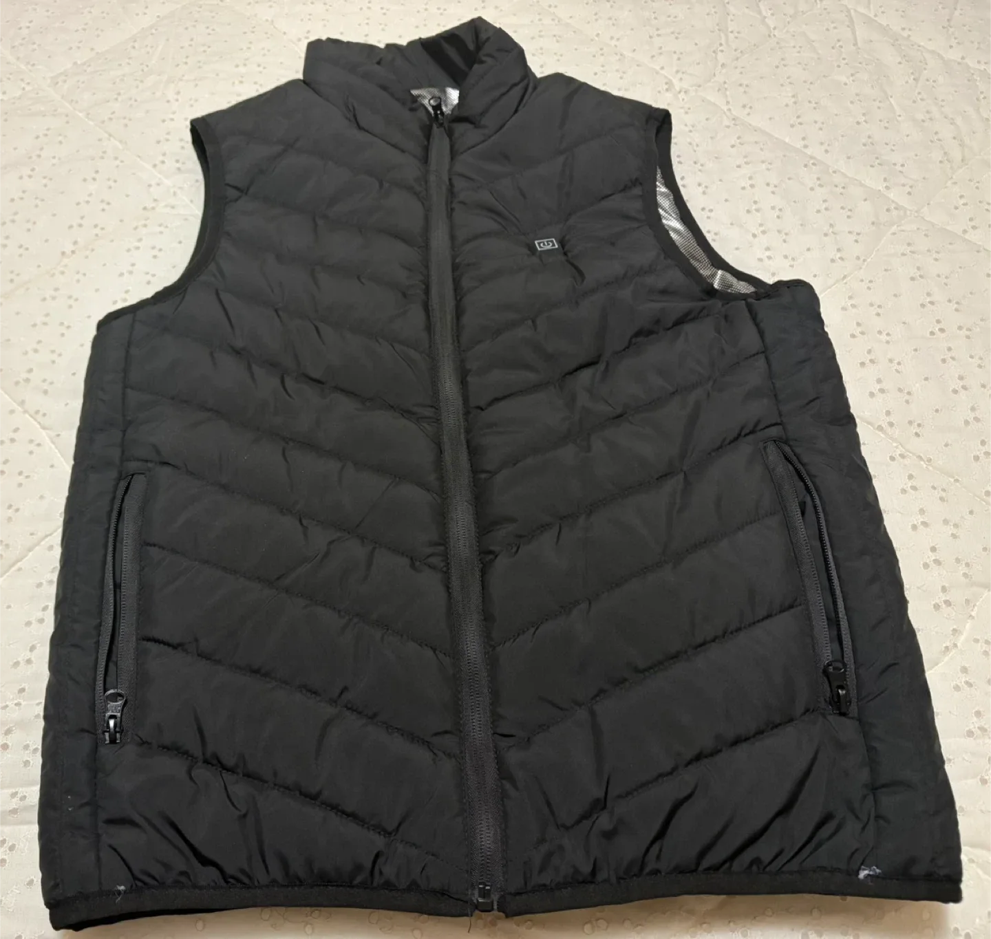 Black Heated Vest - Battery Pack not included