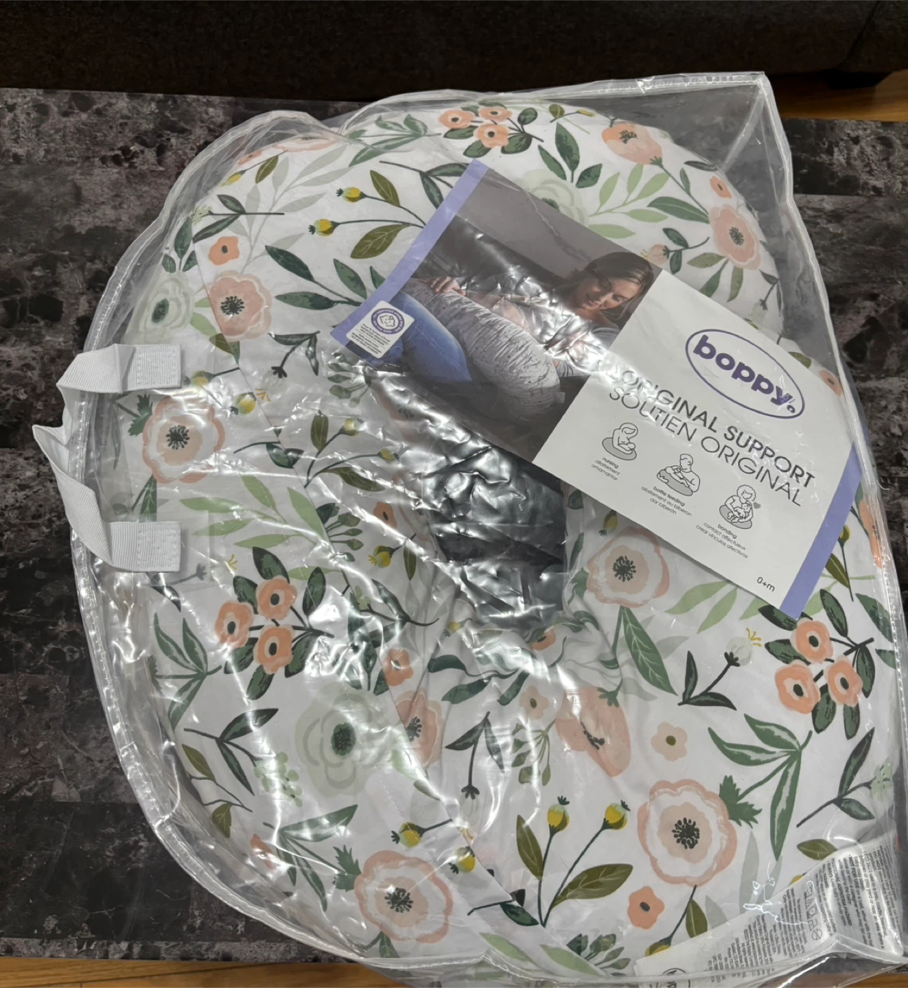 Boppy Original Newborn Support Pillow - Floral - photo 2