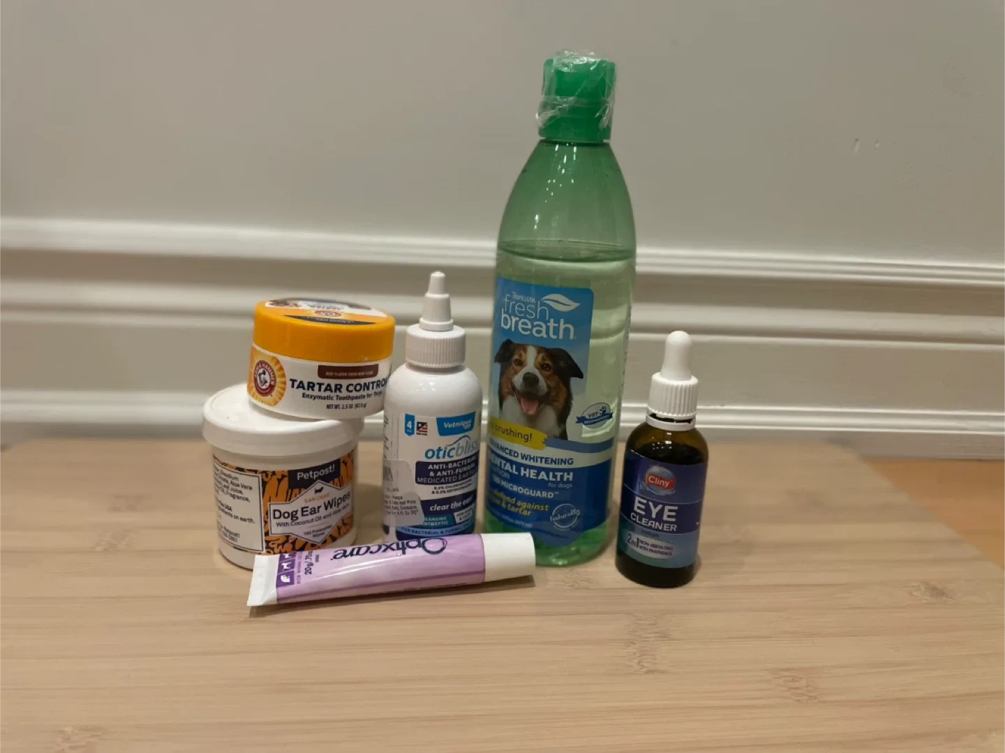 Dog & Cat Care Bundle: Fresh Breath, Oticbliss, Optixcare