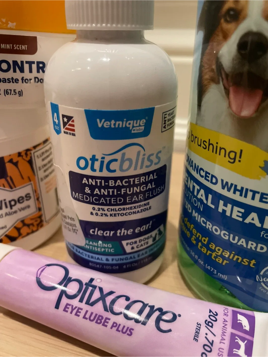 Dog & Cat Care Bundle: Fresh Breath, Oticbliss, Optixcare image indicator(5)