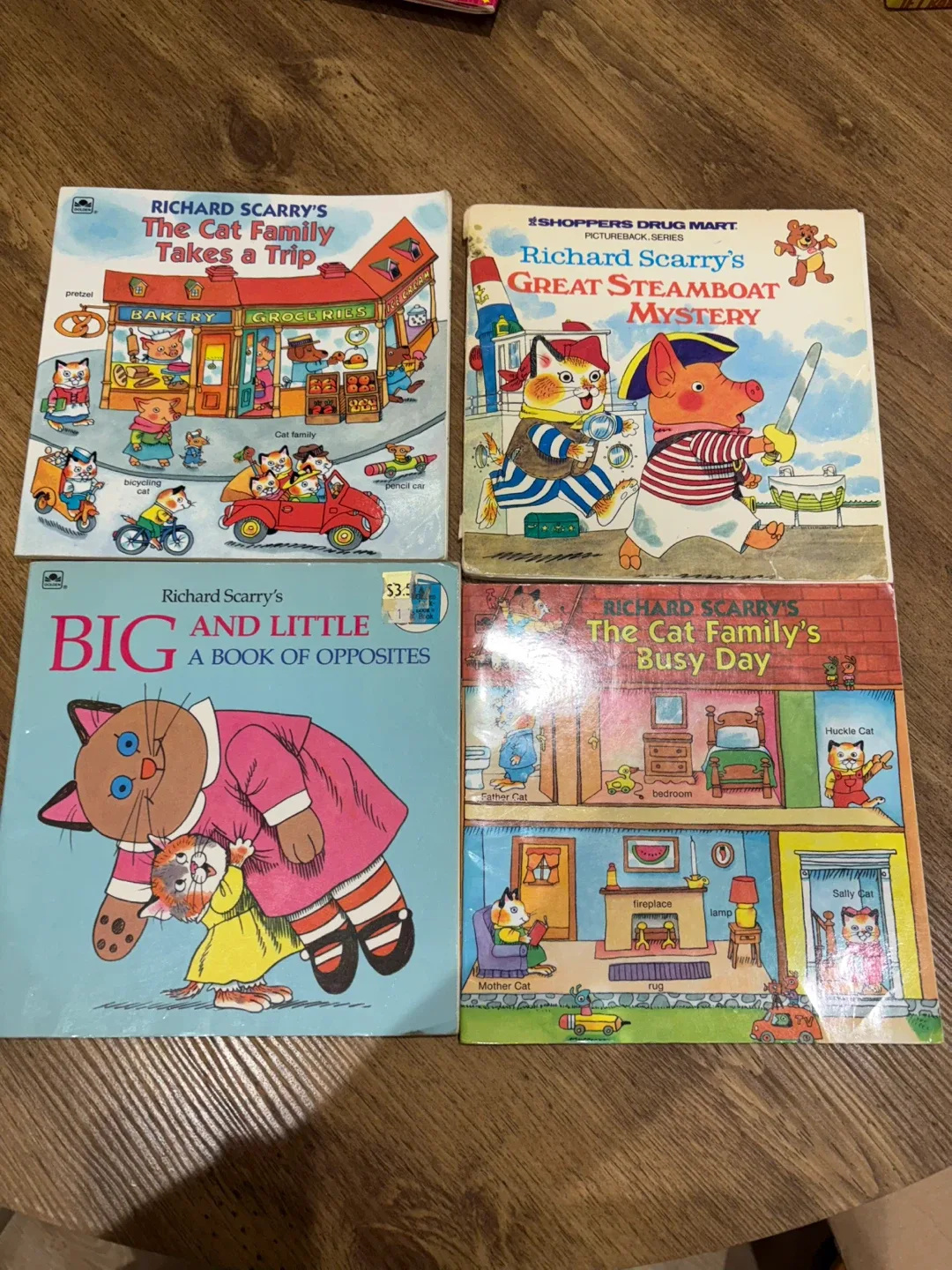 Richard Scarry – 4 Book Set