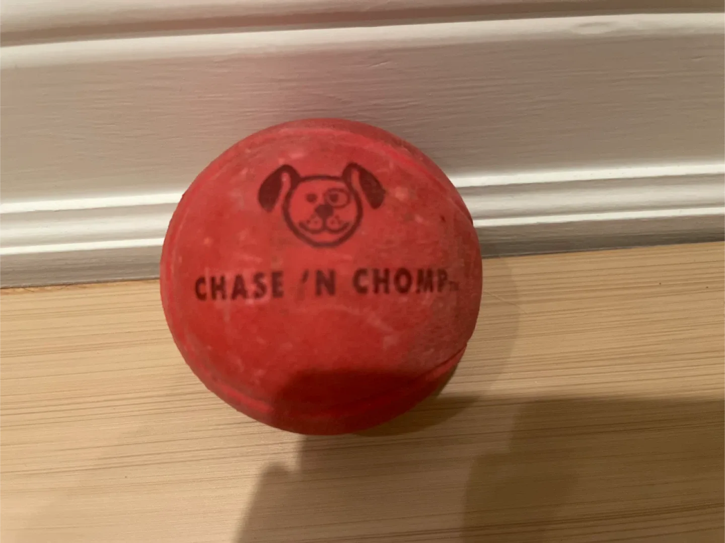 Chase 'N Chomp Red Dog Toy Ball
