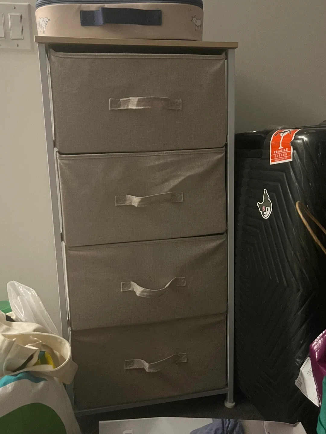 4-Drawer Storage Unit - Beige