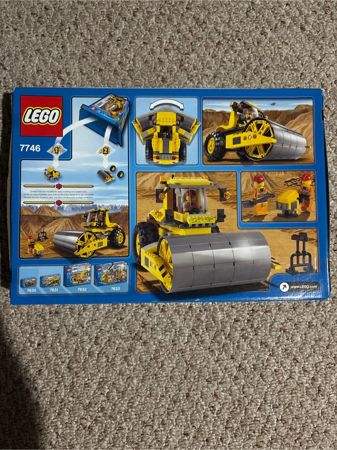 LEGO City Single-Drum Roller 7746 Set - photo 2