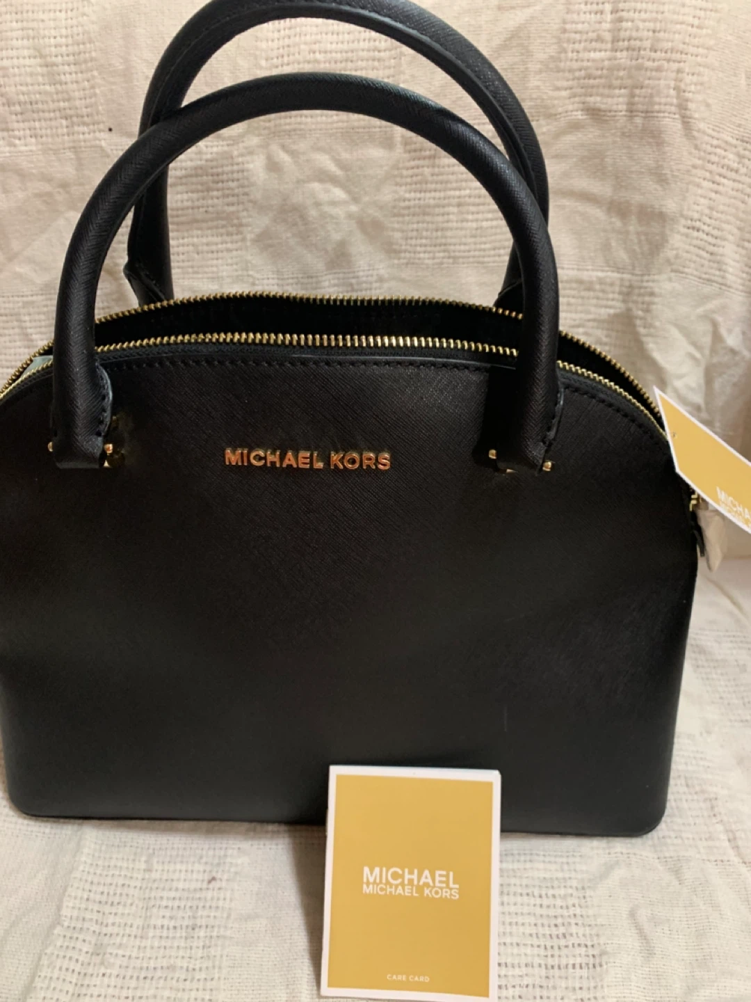 Michael Kors Dome Satchel - Black, brand new , moving sales - photo 5