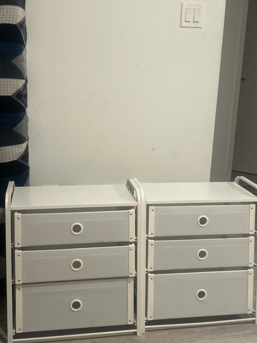 White Storage Drawers - Set of 2 - photo 2