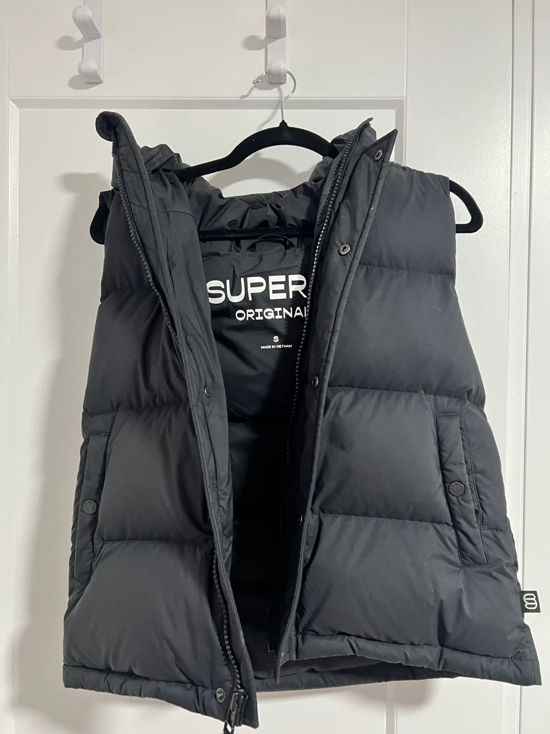 The Superpuff Puffer Vest - Black - Size S - photo 2