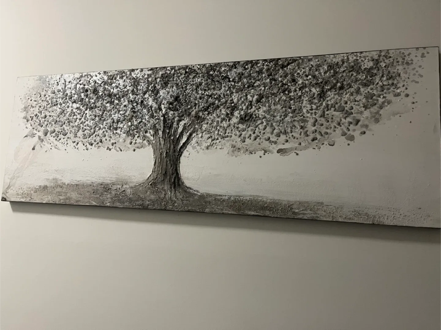 Tree Canvas Wall Art - Black & White