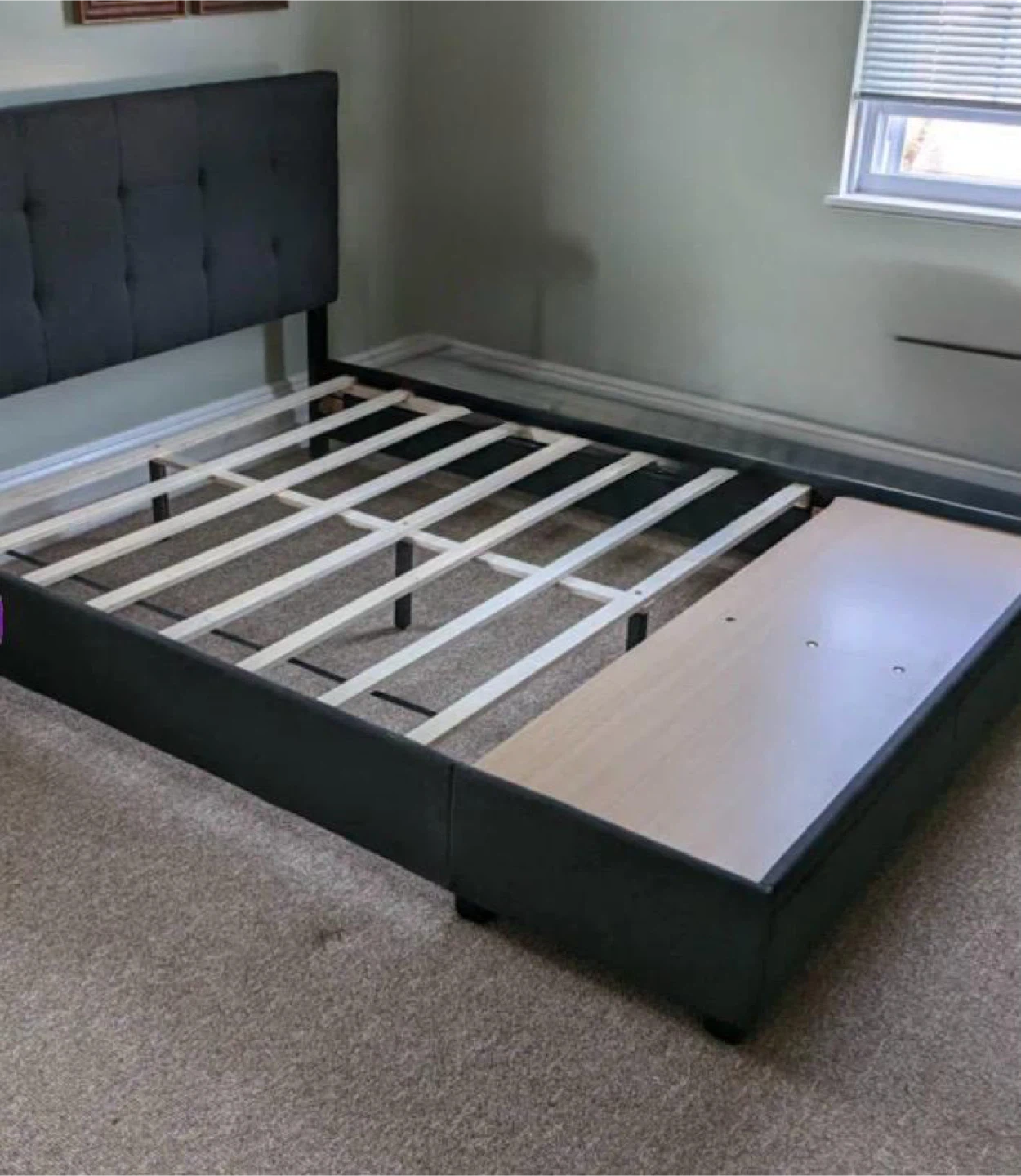 Queen Size Bed Frame and Mattress - urgent Move out by dec 13 - photo 2