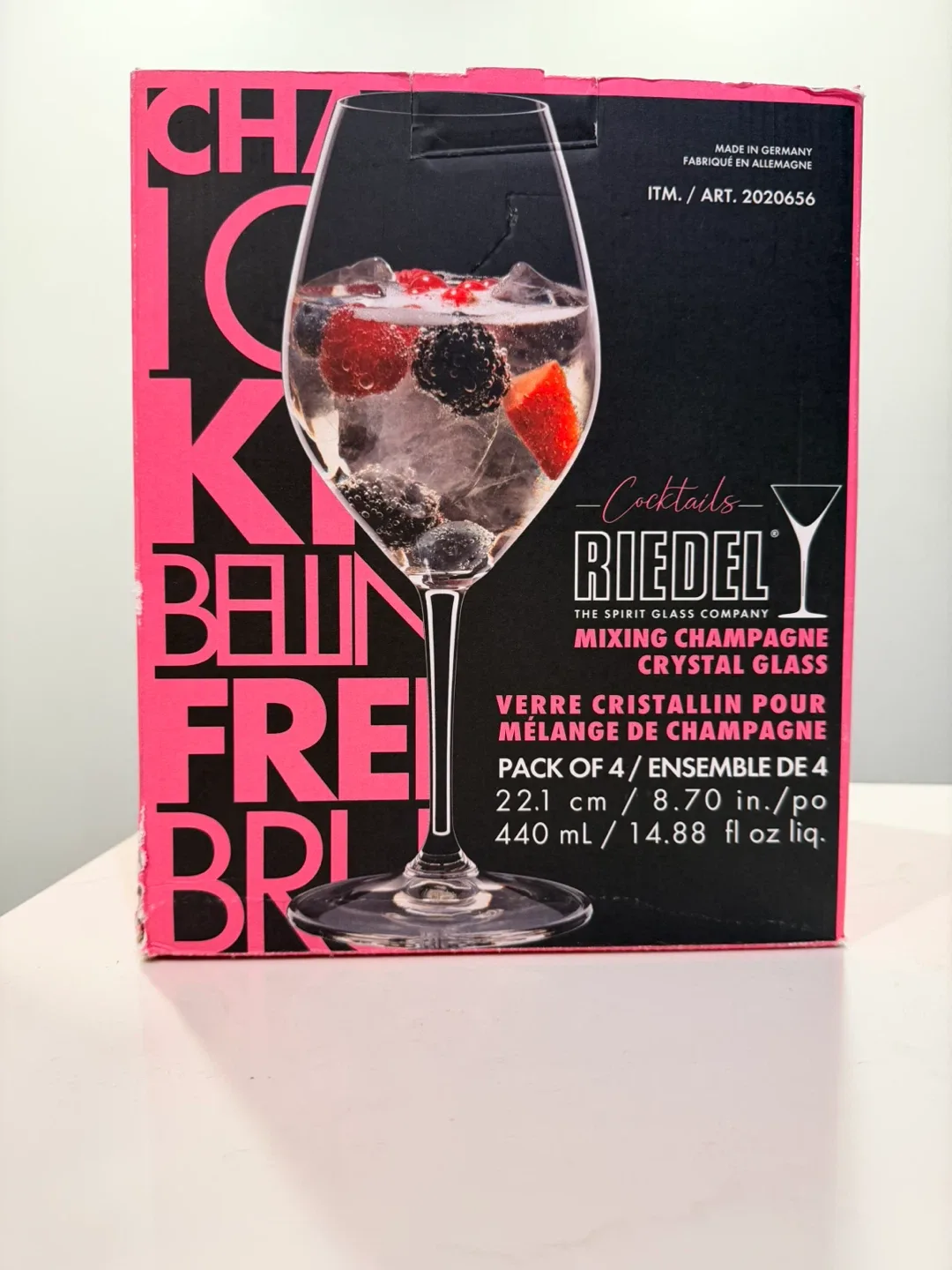 Riedel Champagne Crystal Glasses - Set of 2