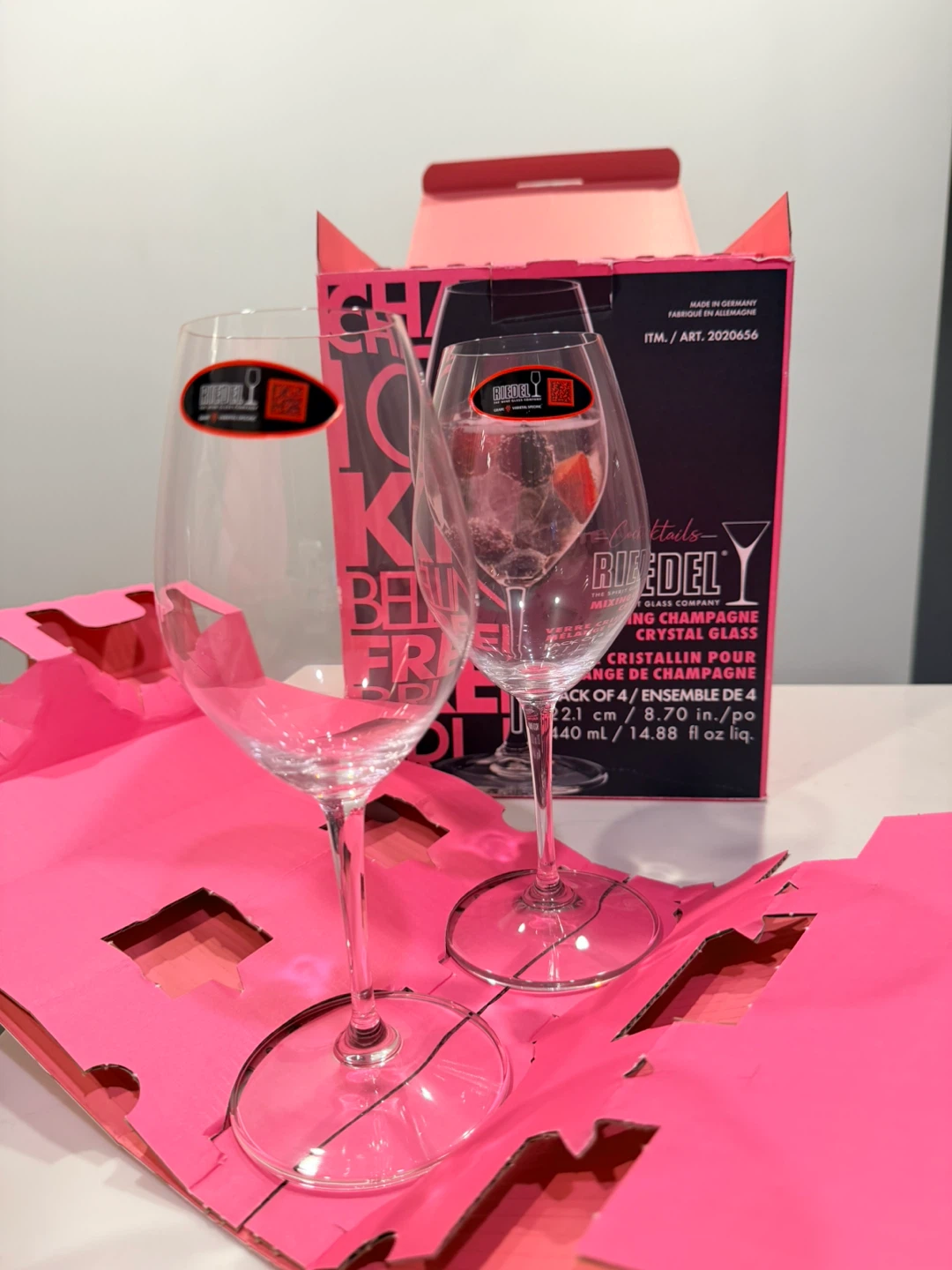 Riedel Champagne Crystal Glasses - Set of 2 - photo 2