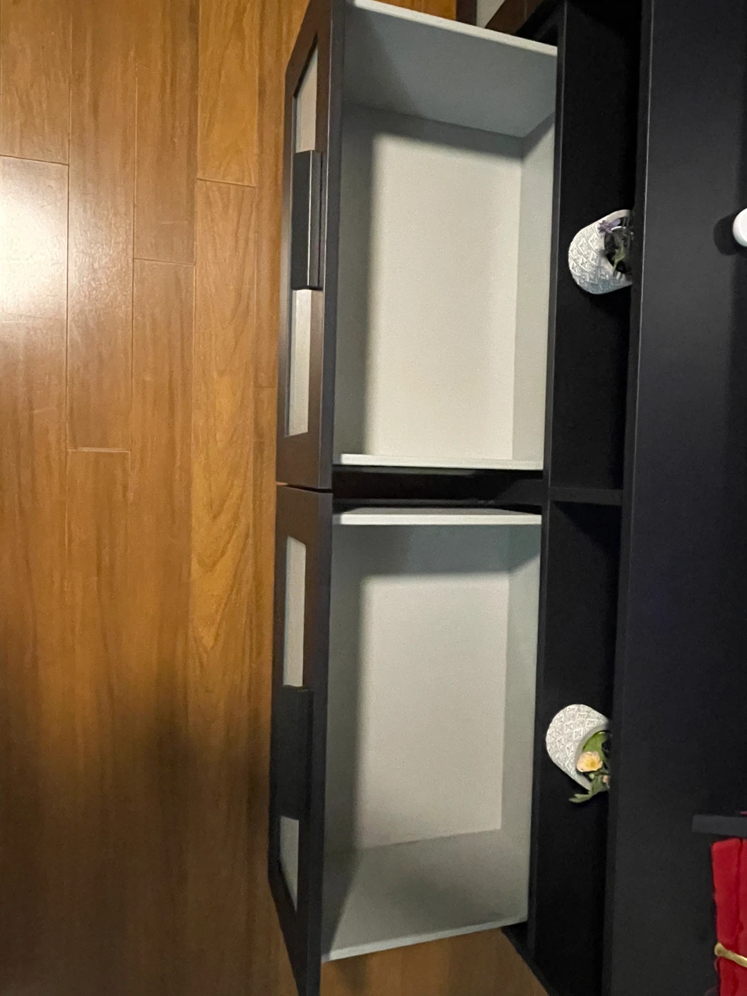 Black TV Stand with Storage - Move out sale by Dec 13 - photo 3