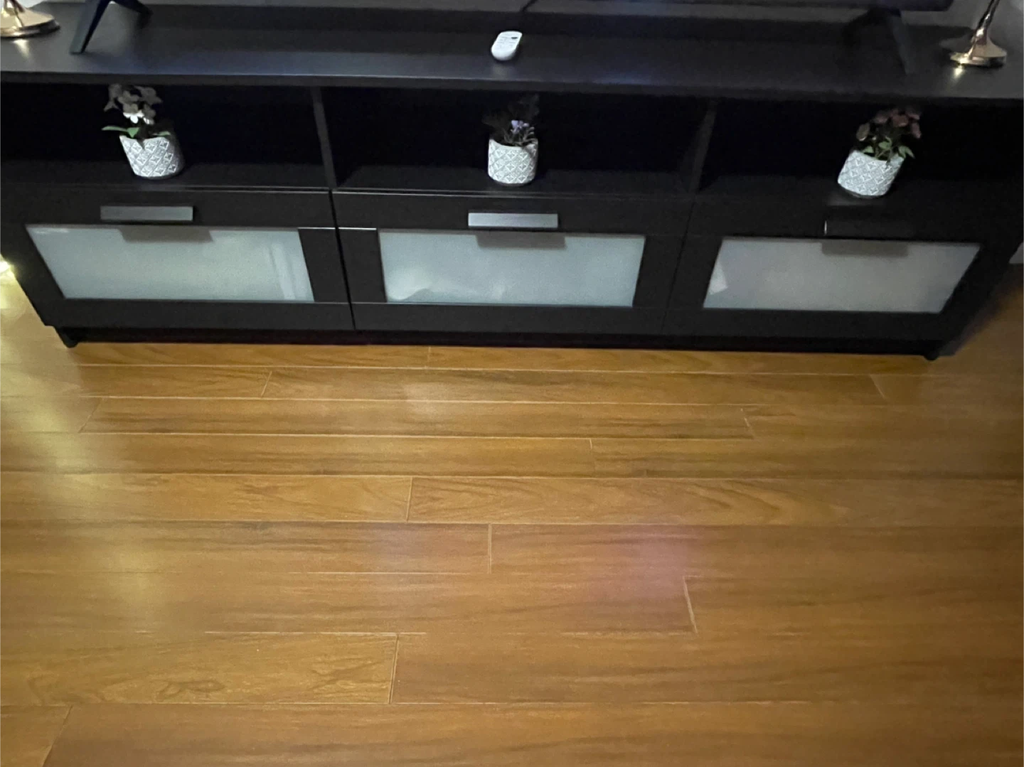 Black TV Stand with Storage - Move out sale by Dec 13