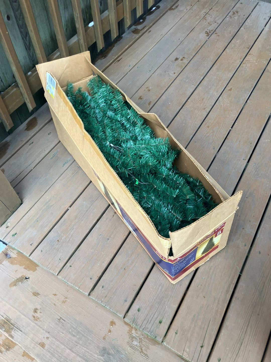 Vintage 6 Foot Aspen Fir Christmas Tree With Box - photo 2
