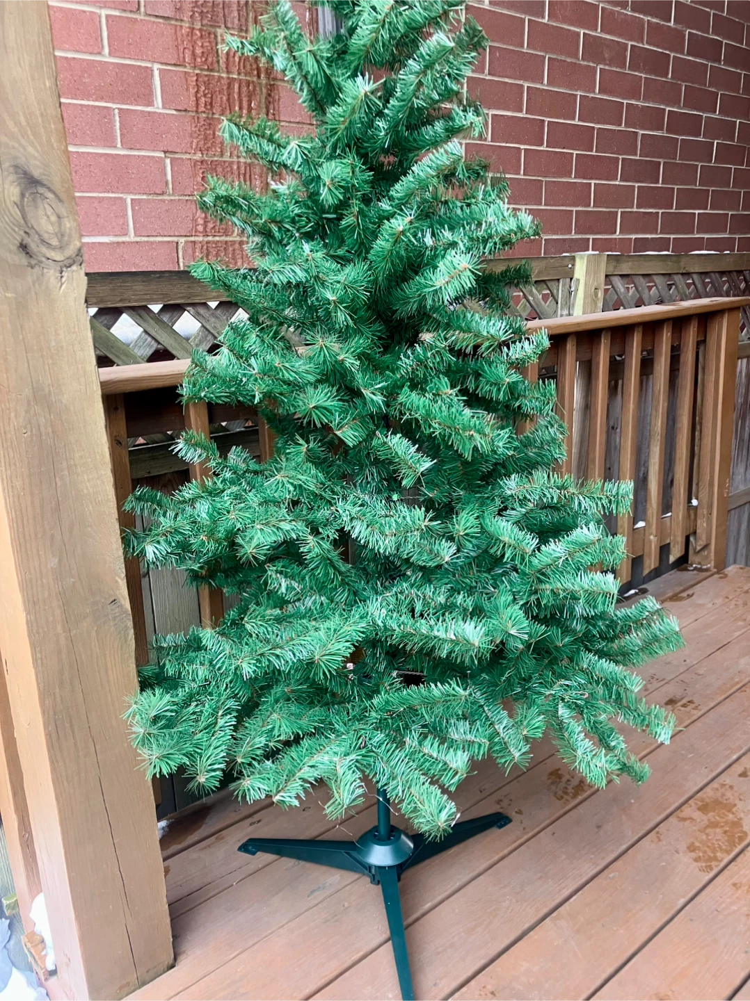 Vintage 6 Foot Aspen Fir Christmas Tree With Box - photo 4