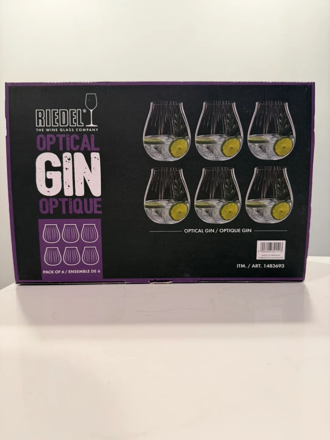 Riedel Optical Gin Glasses, Set of 4