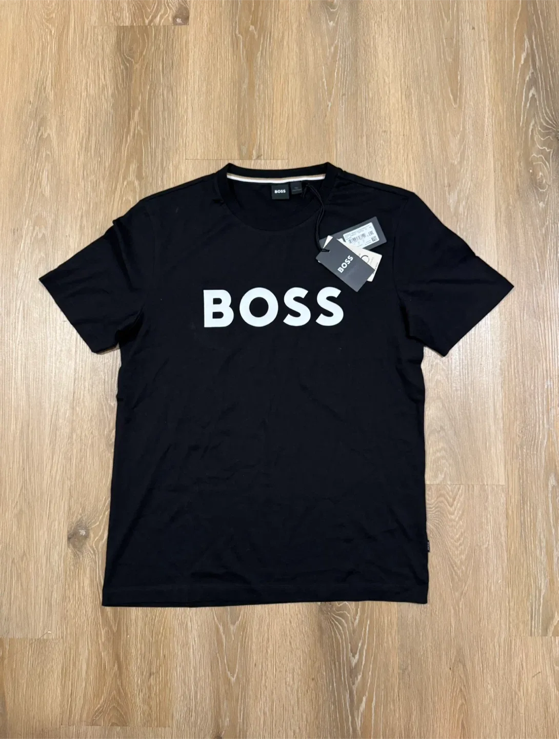 Hugo BOSS Mens Black T-Shirt Size Large