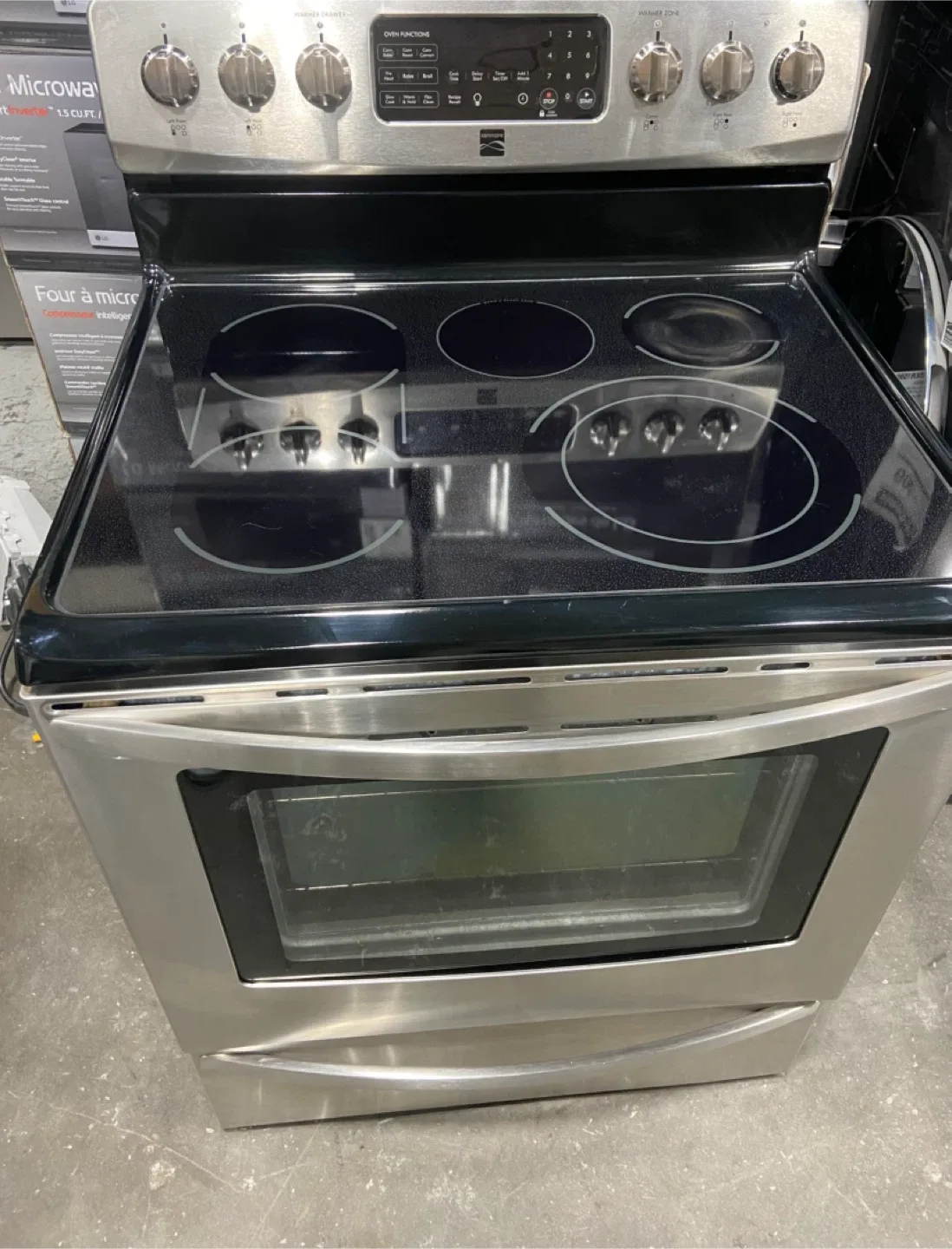 Kenmore Stainless Steel Electric Range