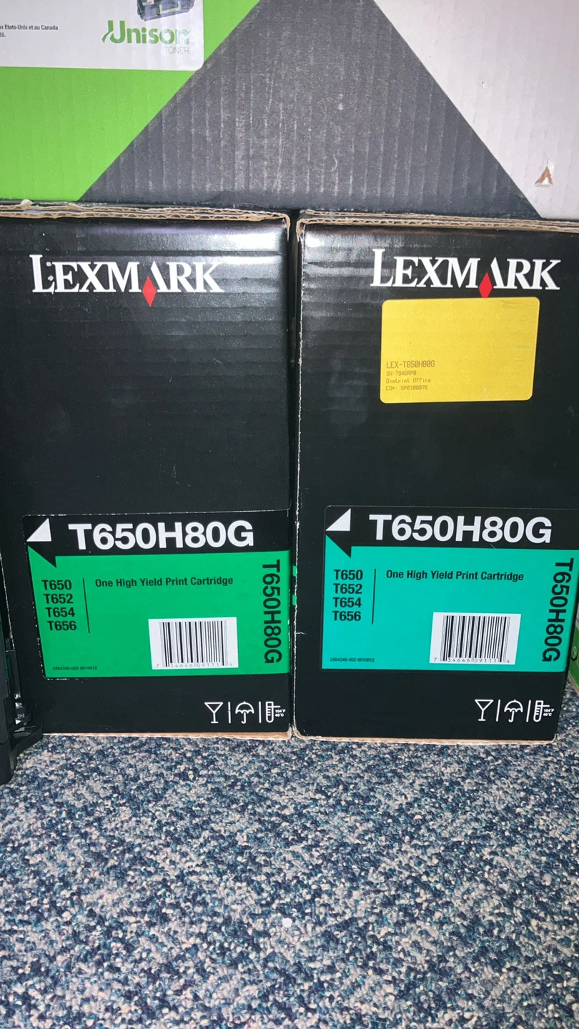 Lexmark High Yield Print Cartridge T650, T652, T654, T656