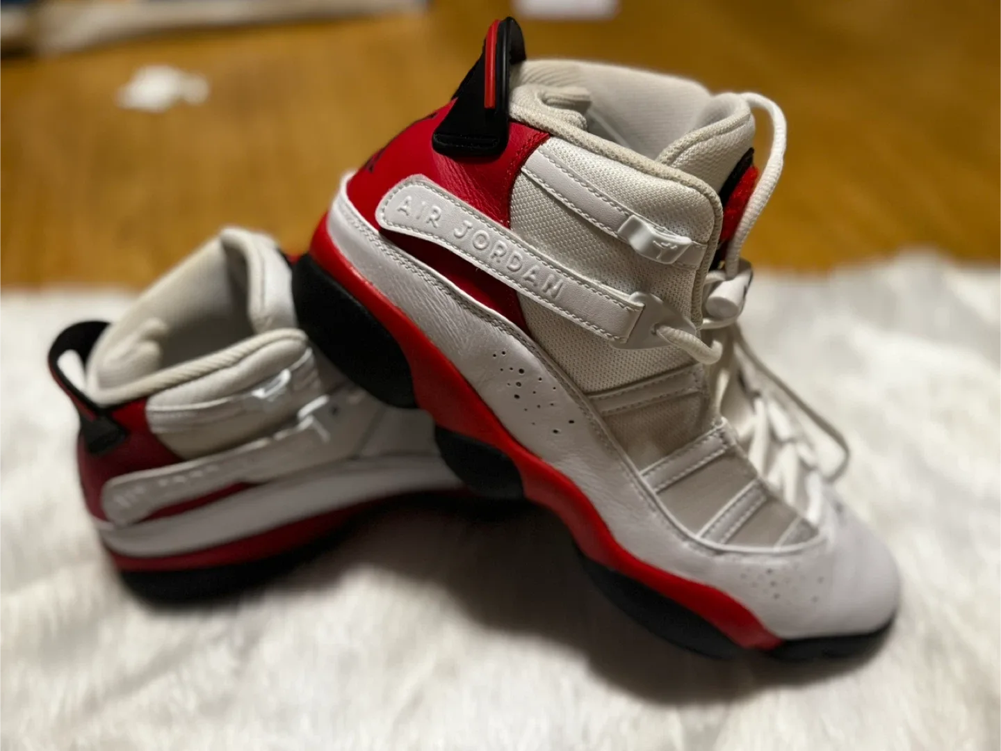 Air Jordan 6 Rings White/Red - Size 11 US