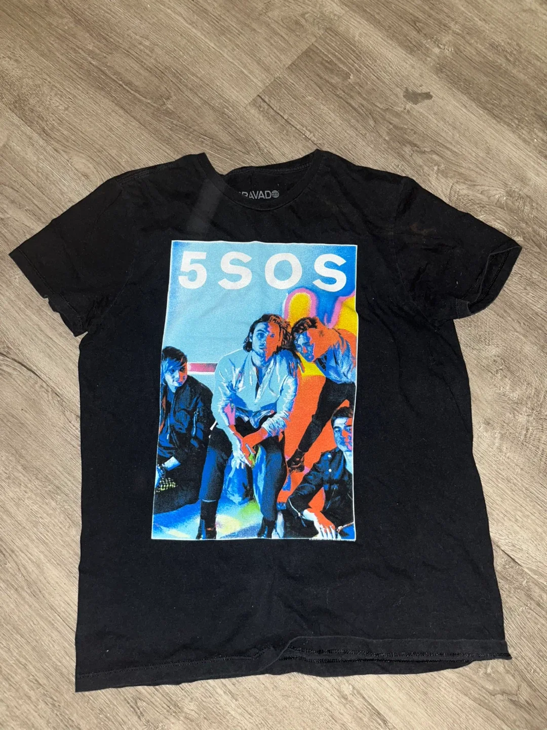 5SOS Black T-Shirt - Size L