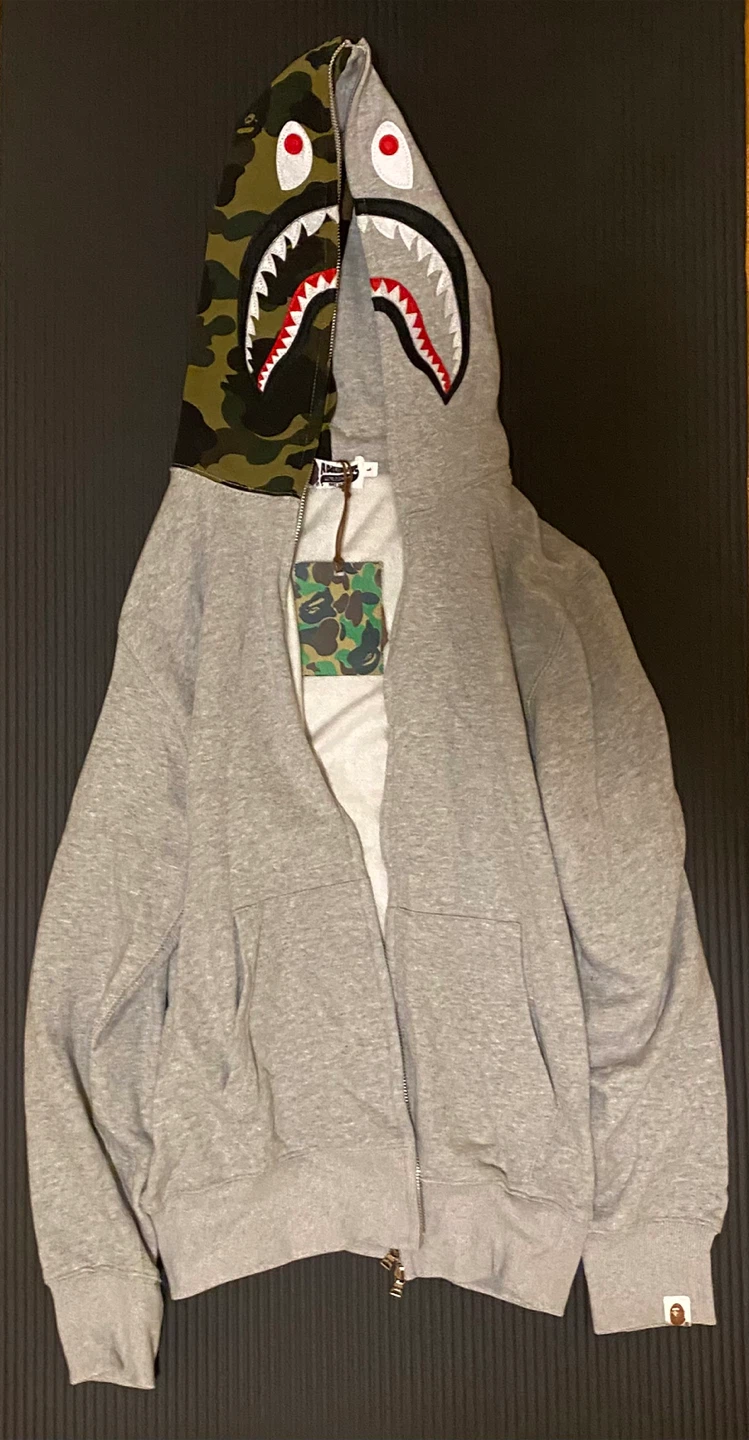BAPE Grey Camo Hoodie