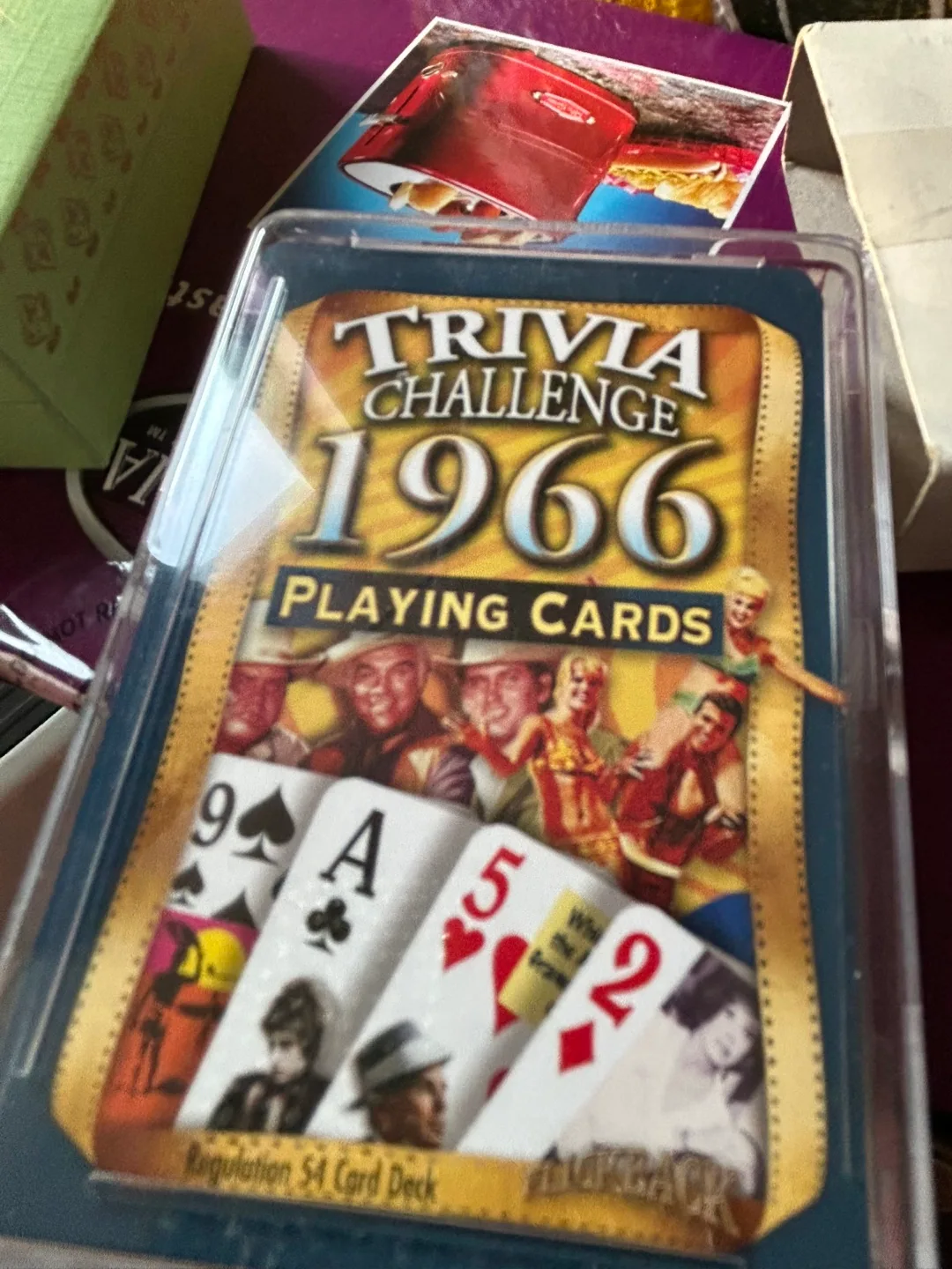 New Flickback 1966 Trivia Challenge Playing Cards