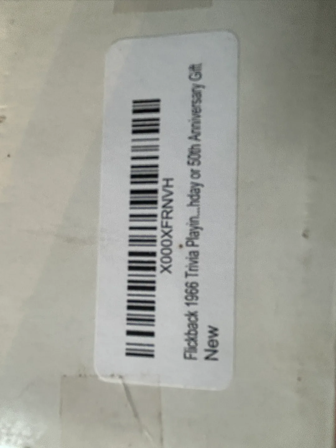 New Flickback 1966 Trivia Challenge Playing Cards image indicator(4)