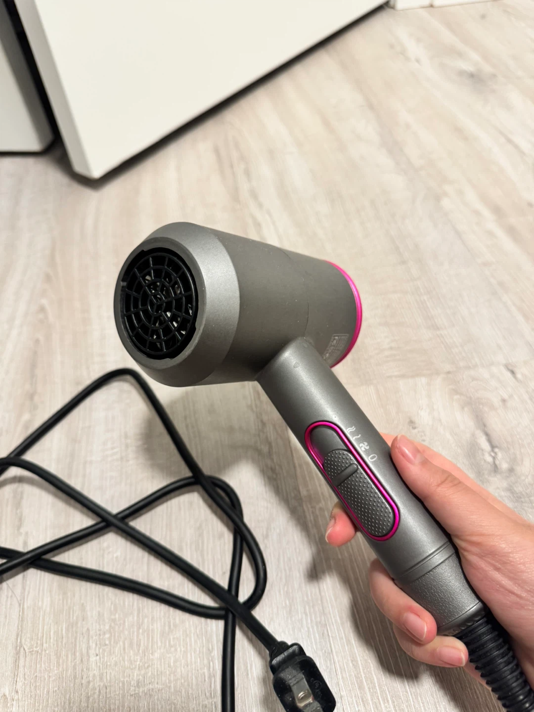 Powerful Hair Dryer - Grey/Pink (move out sale) - photo 3