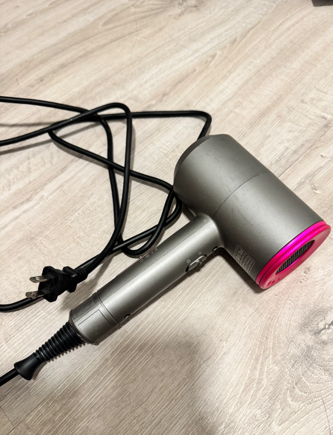 Powerful Hair Dryer - Grey/Pink (move out sale) - photo 2