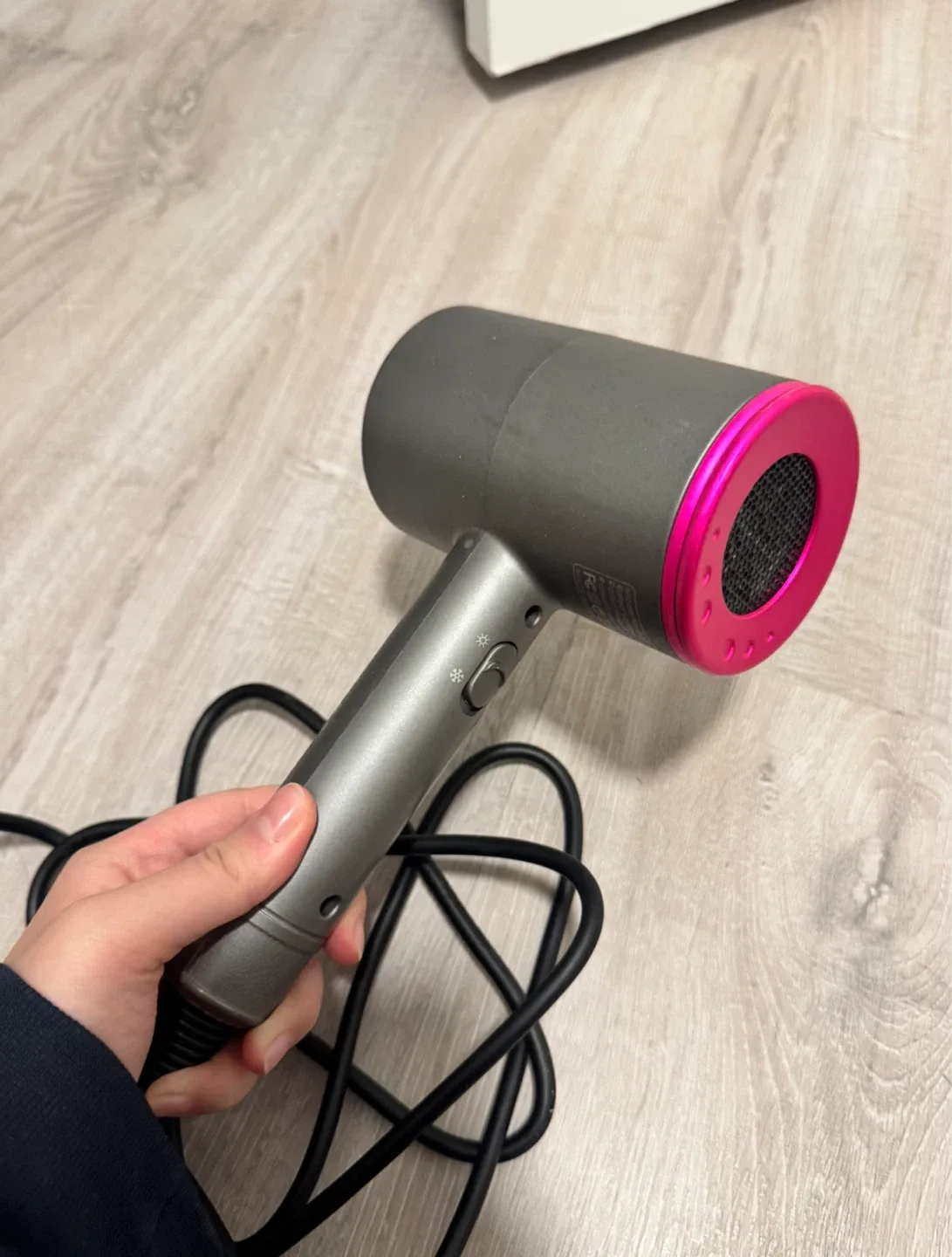 Powerful Hair Dryer - Grey/Pink (move out sale)