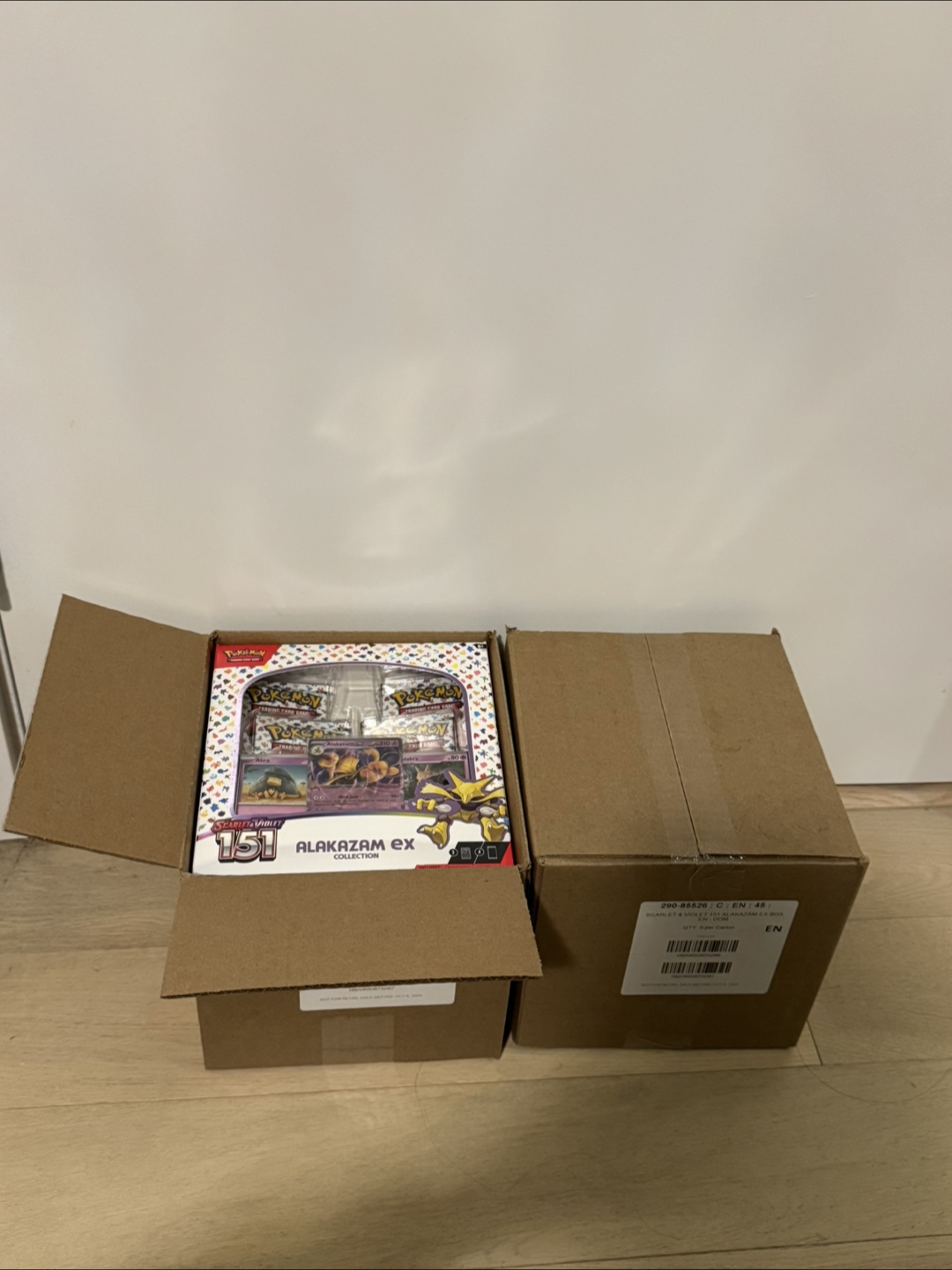 Pokemon 151 alakazam ex collection box