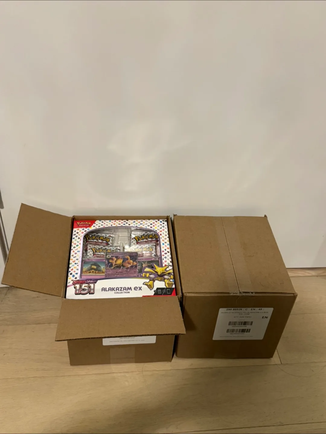 Pokemon 151 alakazam ex collection box
