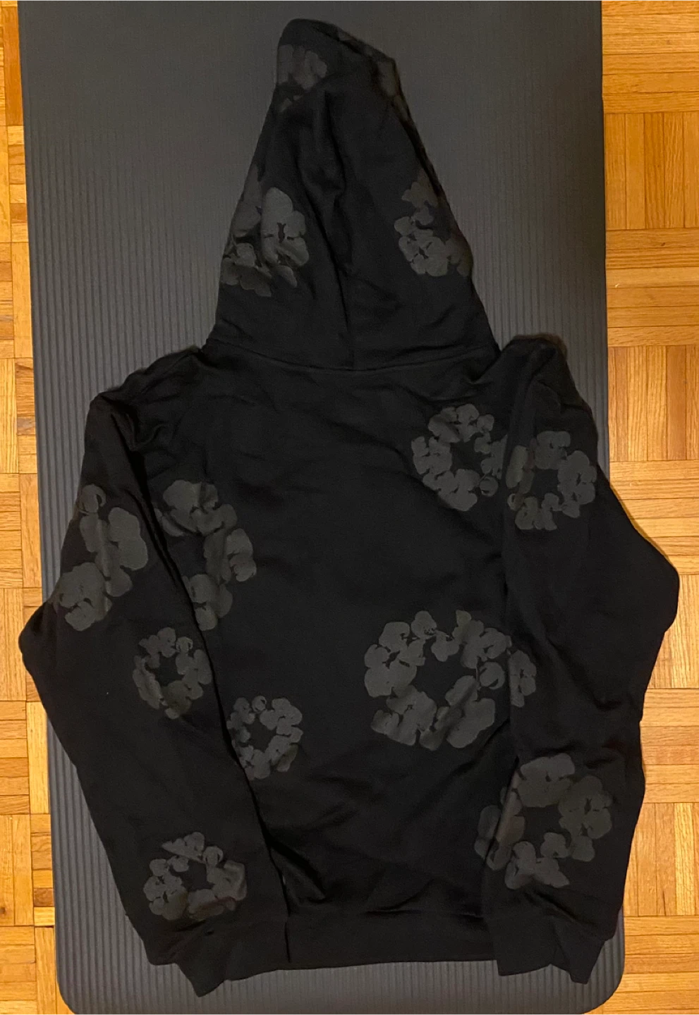Denim Tears Black on Black Hoodie - photo 2