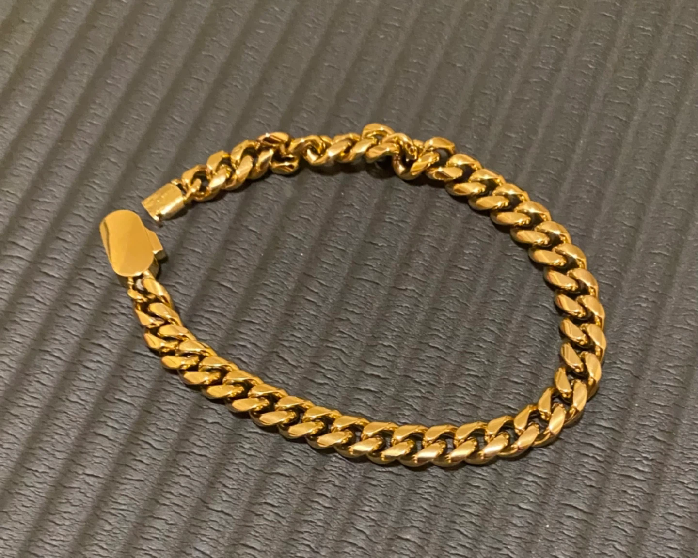 Craftd Plated Gold Cuban Link Bracelet - photo 2