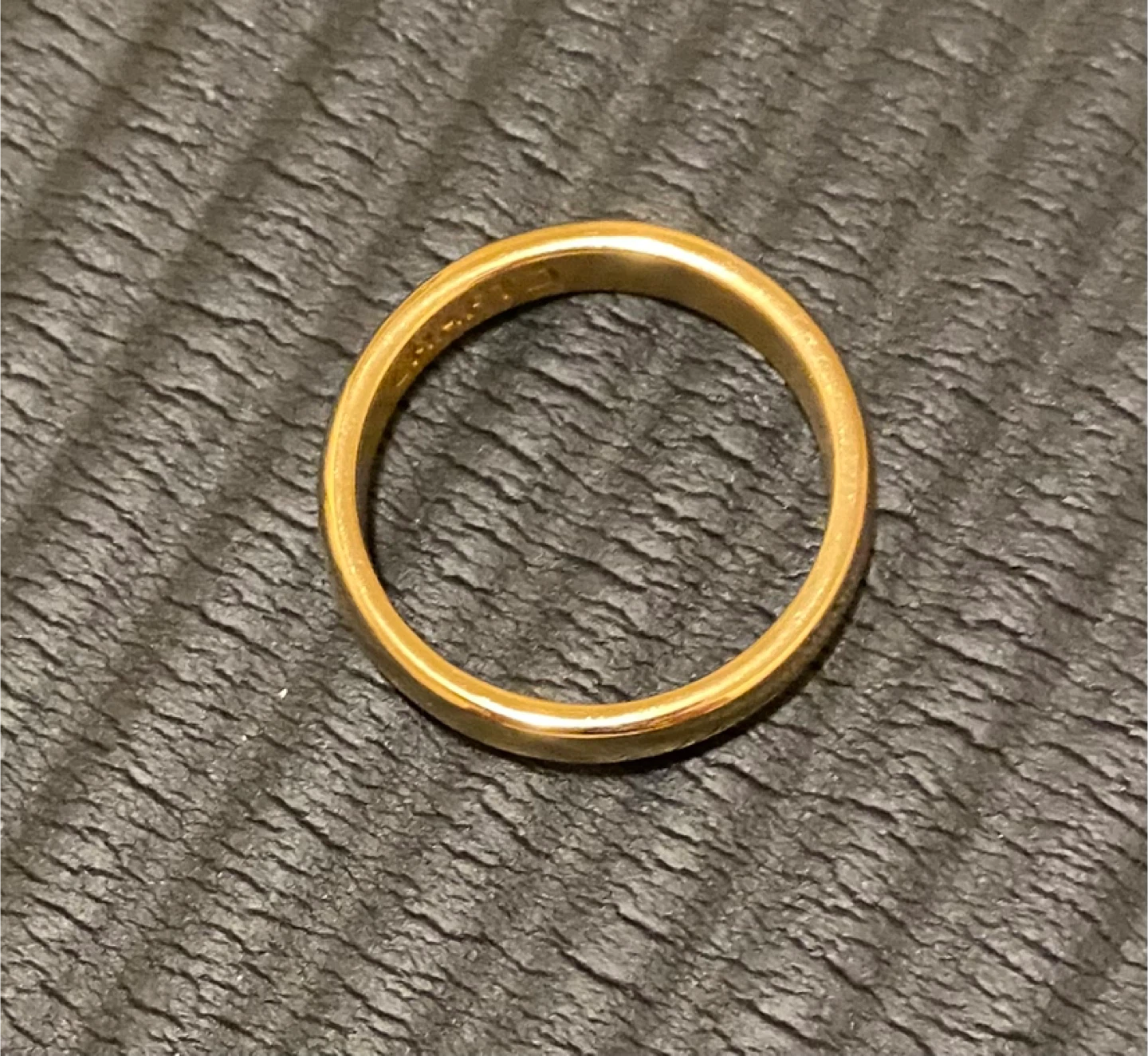 Craftd Plated Gold Round Band Ring - photo 2