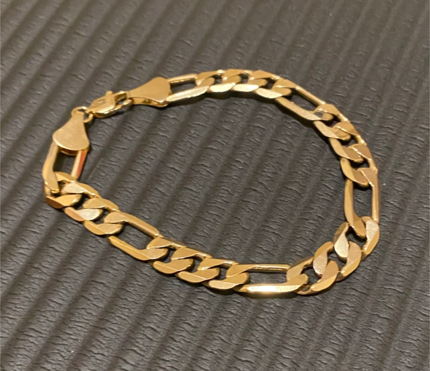 Gold-Plated Figaro Bracelet - photo 2