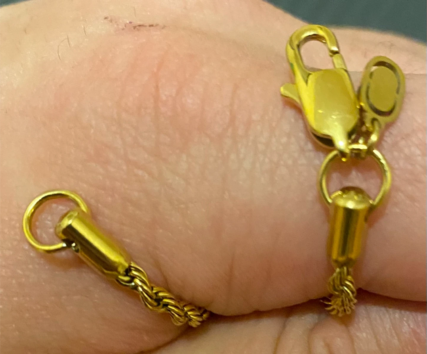Craftd Plated Gold Rope Chain - photo 2