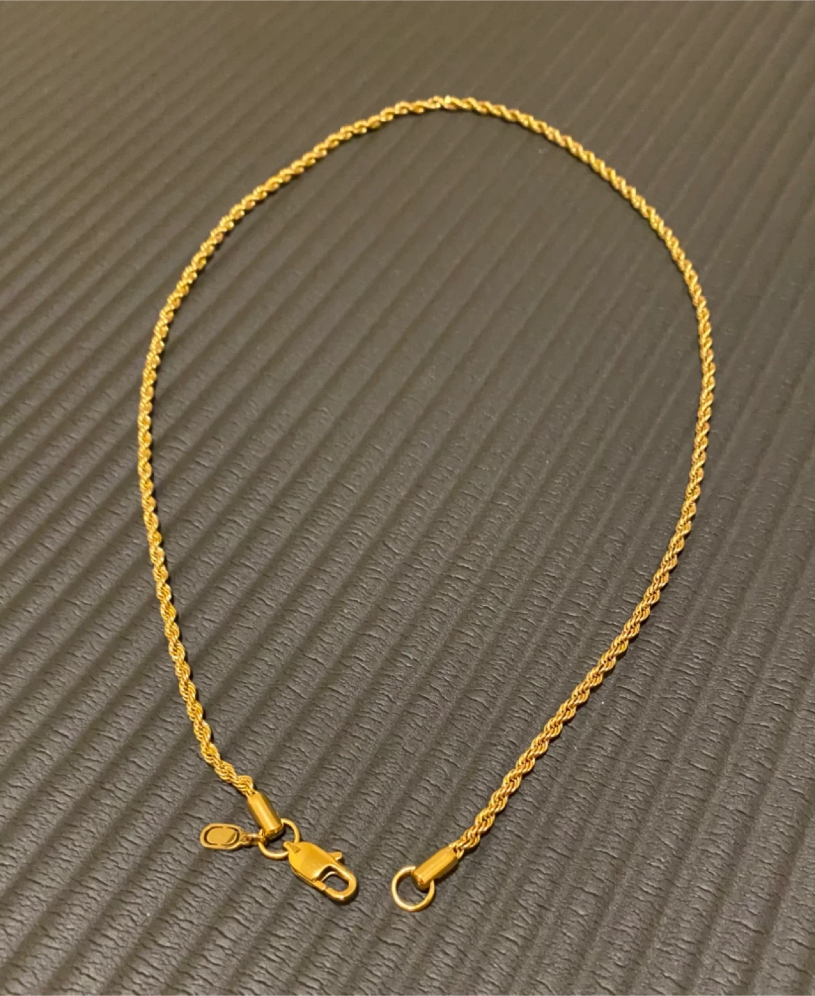 Craftd Plated Gold Rope Chain