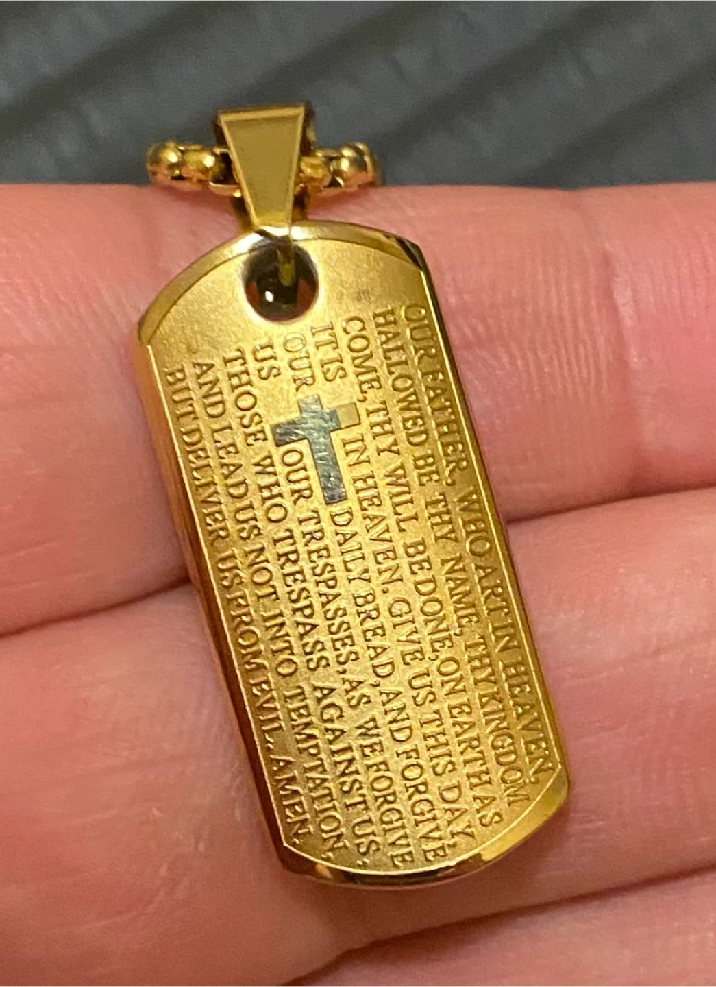 Bible Verse Chains (Plated Gold and Silver) - photo 5