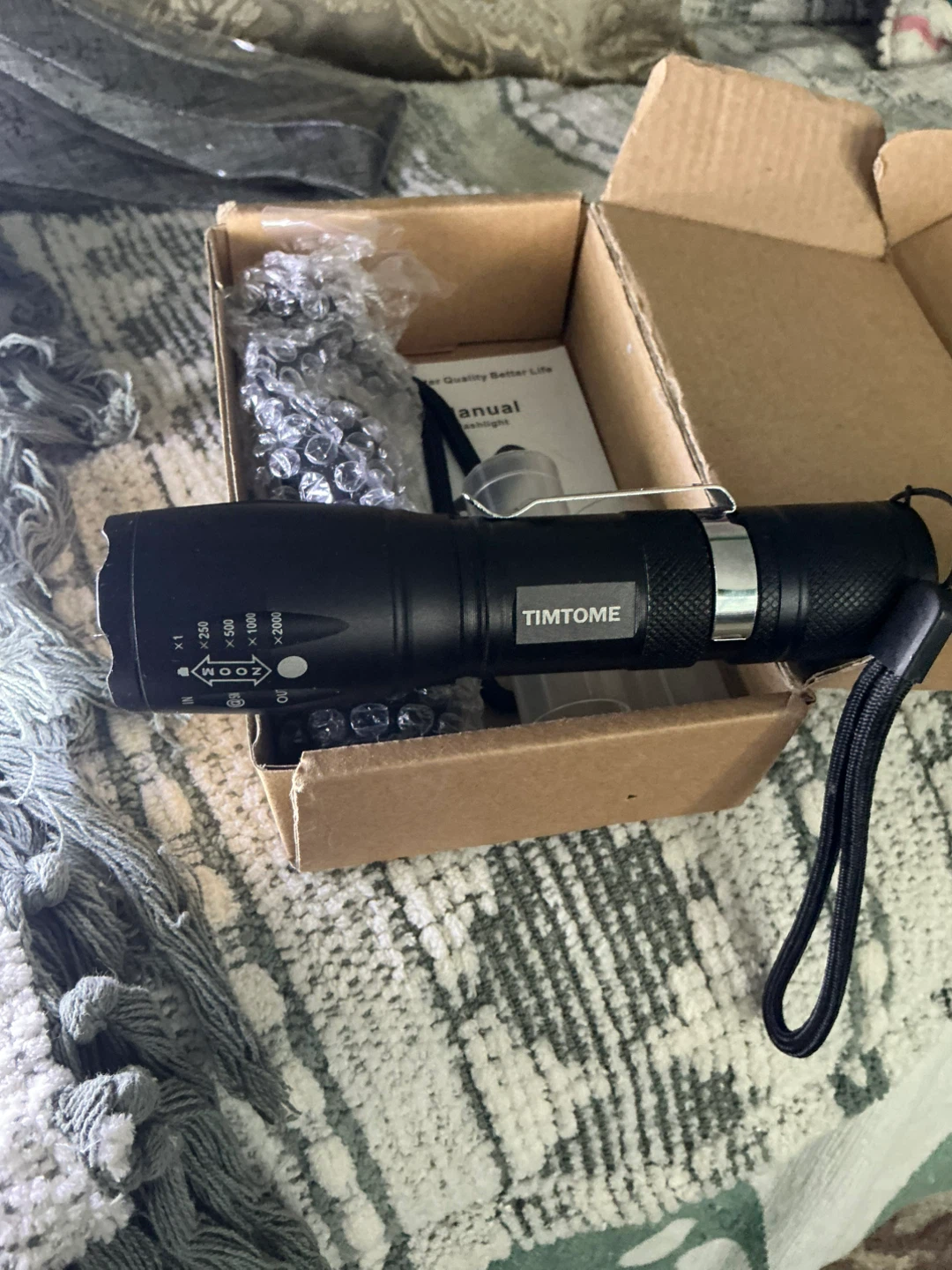 TIMTOME Tactical Flashlight with User Manual - photo 3