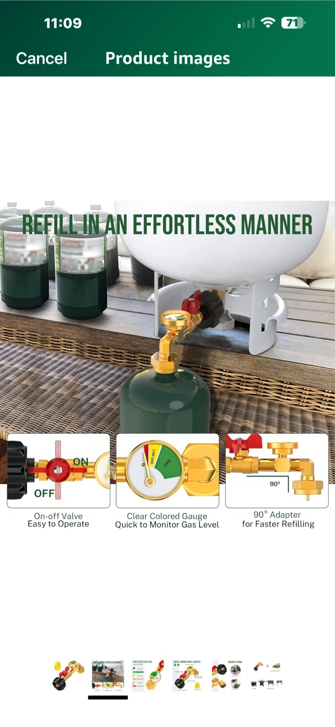 Propane Refill Adapter