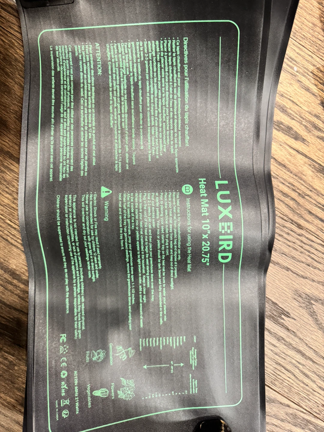 LUXEIRB Heat Mat 10"x20.75" - photo 2