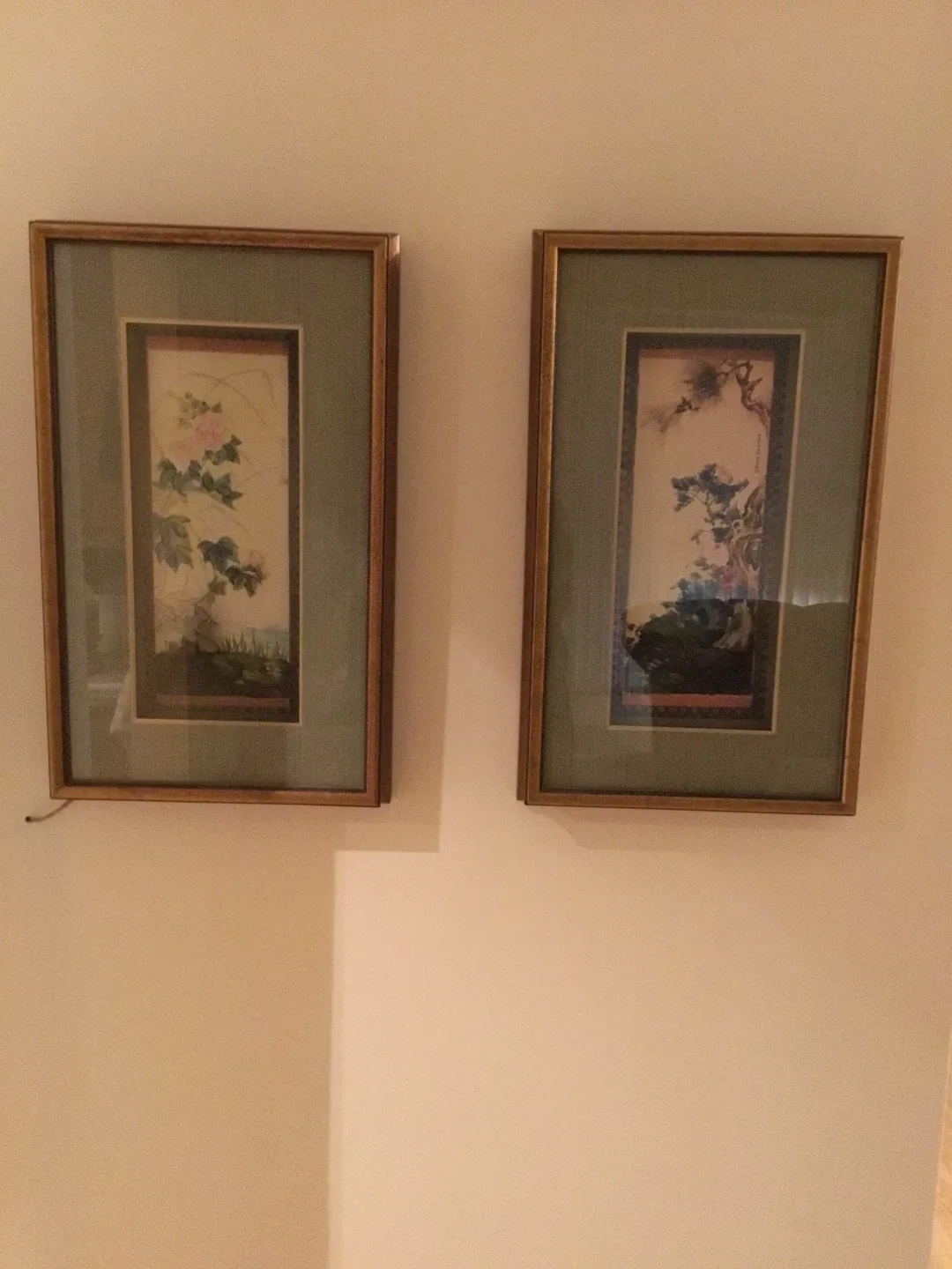 Framed Floral Art Prints - Set of 2