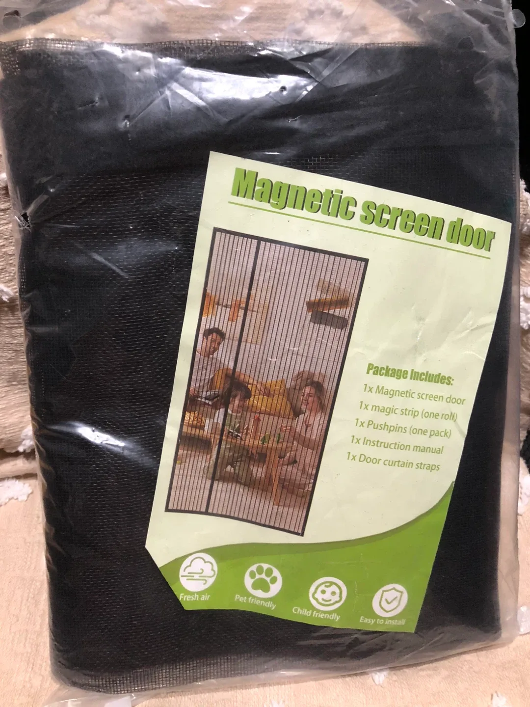 New MATADAKUL Magnetic Screen Door 28x80 inch