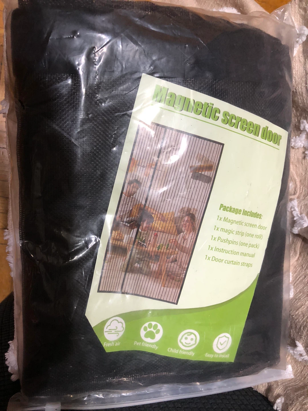 New MATADAKUL Magnetic Screen Door 28x80 inch - photo 3