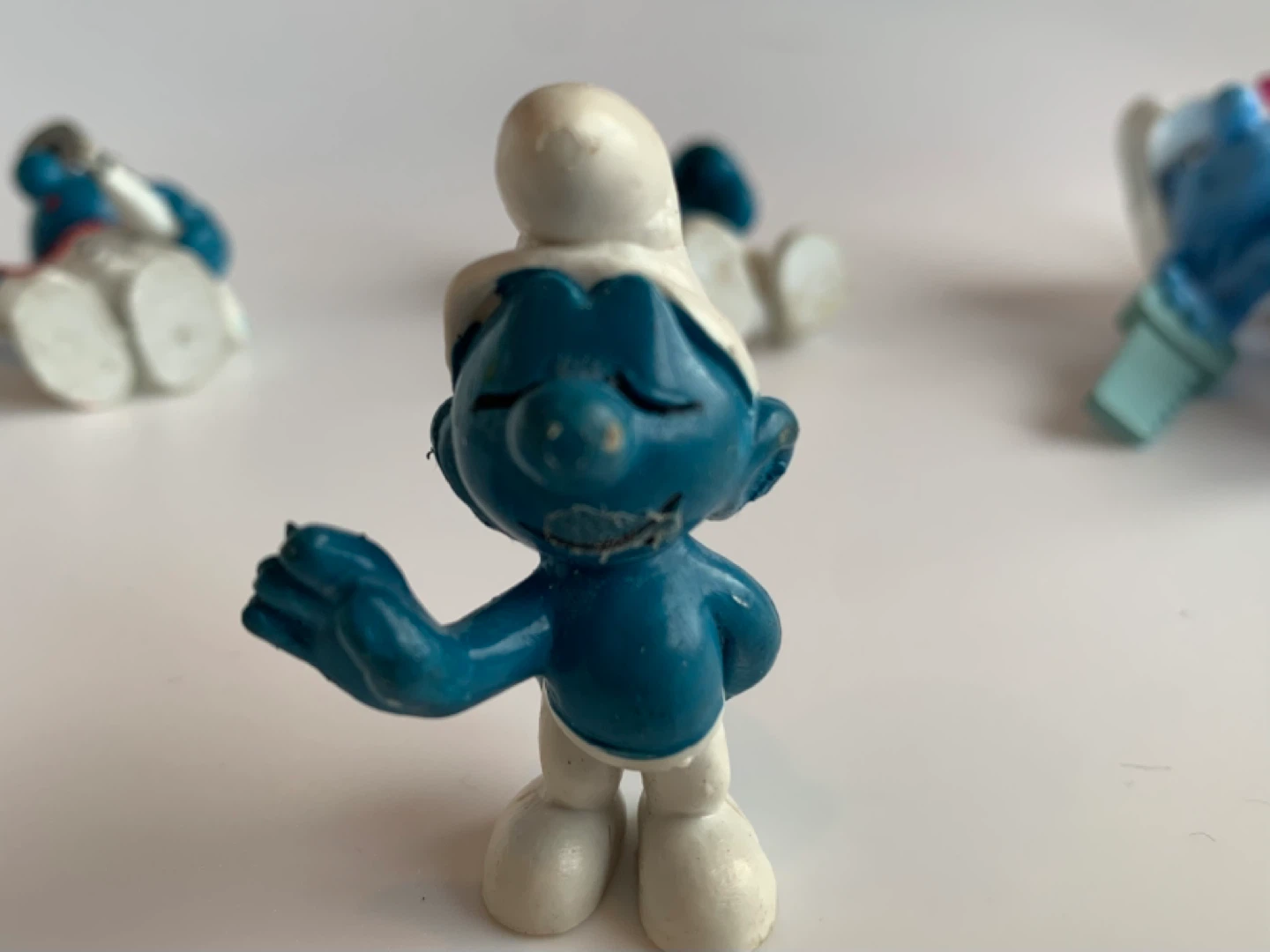 Vintage Smurf Figurine - Peyo Portugal