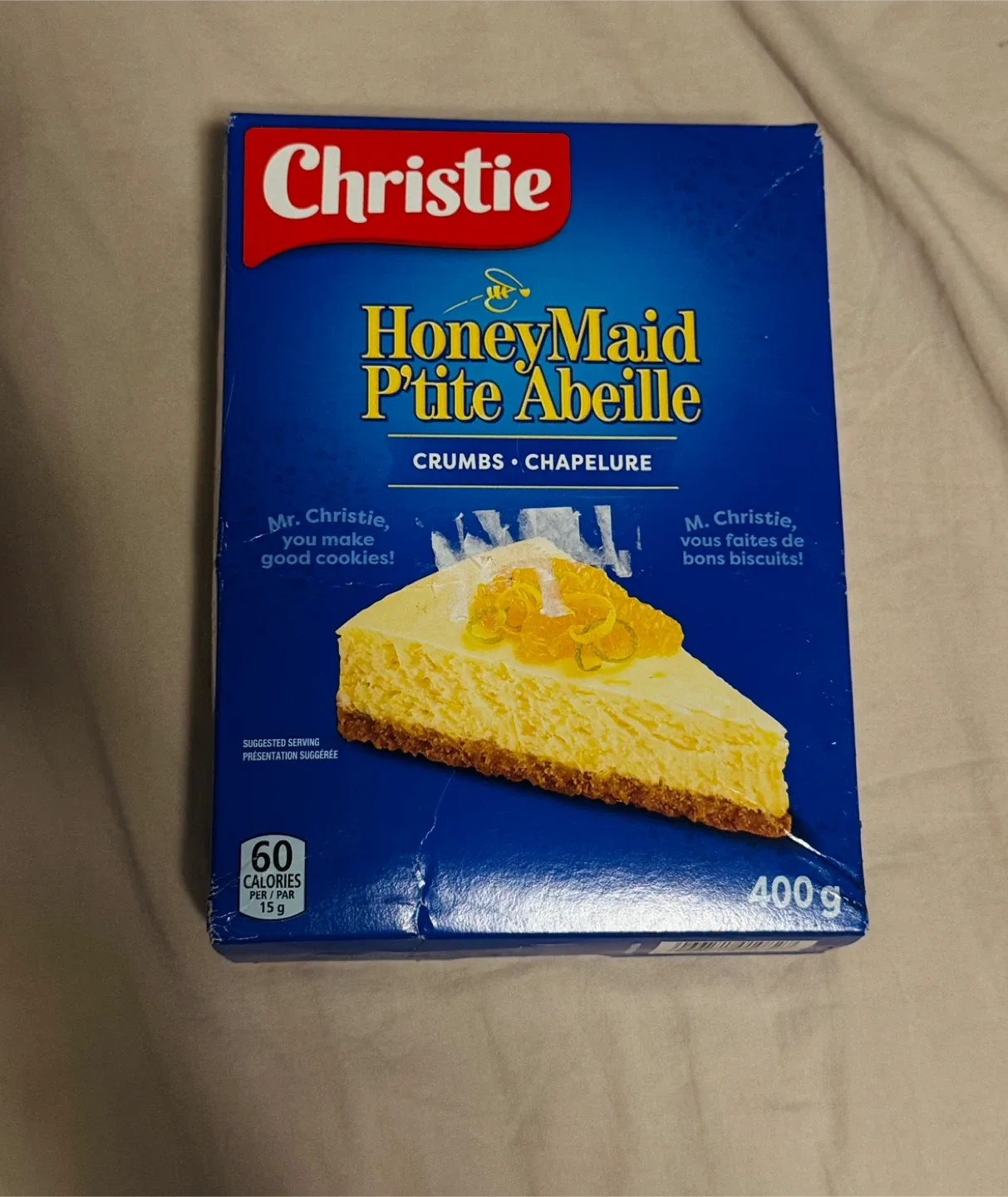 bread cake Christie Honey Maid Crumbs