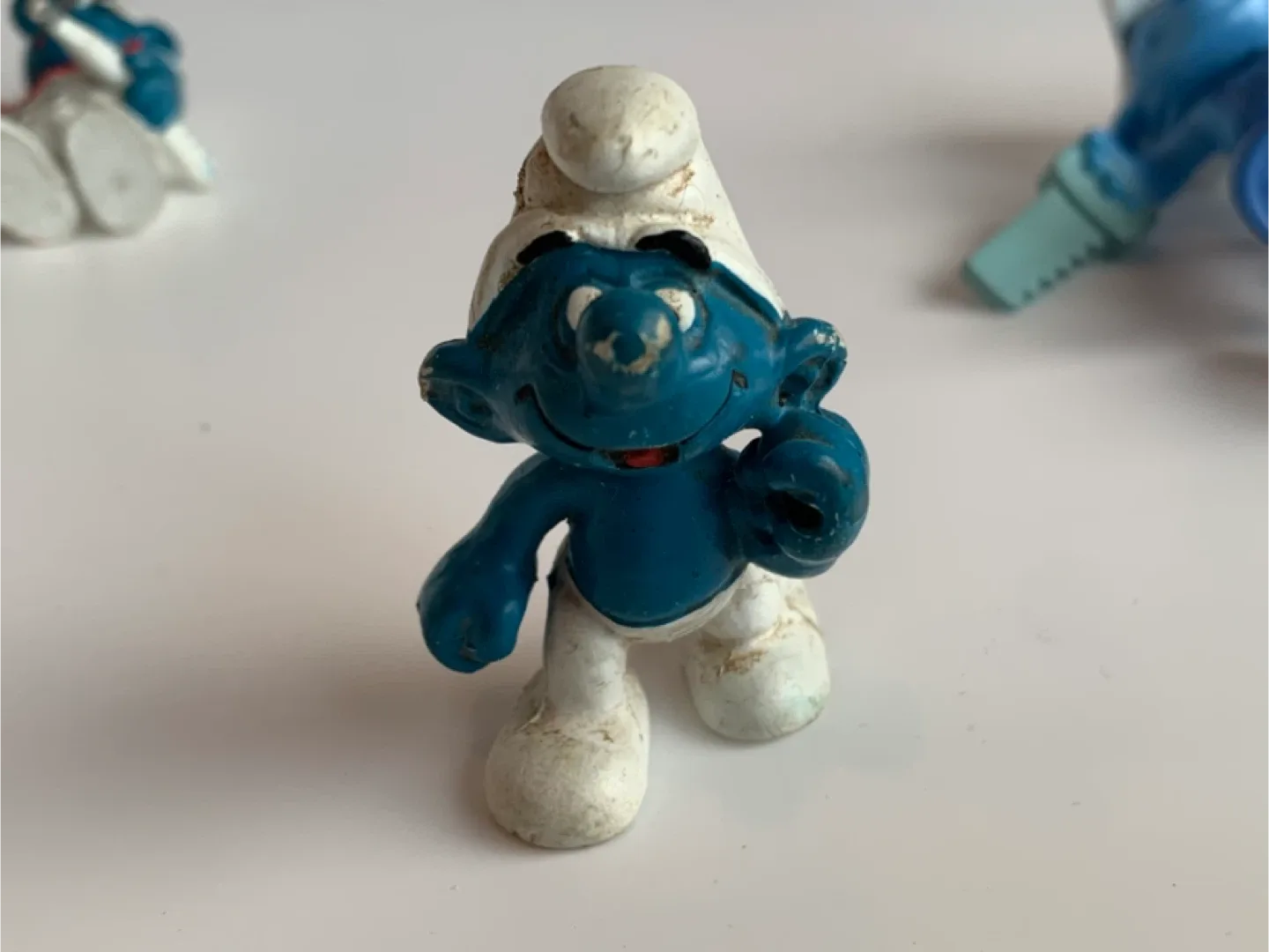 Vintage Smurf Figurine